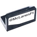 LEGO Paneel 1 x 2 x 1 met @McLaren F1 Rechtsaf Kant Sticker met afgeronde hoeken (4865)