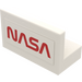 LEGO Panneau 1 x 2 x 1 avec &#039;NASA&#039; Autocollant avec coins carrés (4865)
