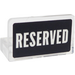 LEGO Paneel 1 x 2 x 1 met &#039;RESERVED&#039; Sticker met afgeronde hoeken (4865)