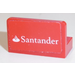 LEGO Paneel 1 x 2 x 1 met &#039;Santander&#039; Sticker met afgeronde hoeken (4865)