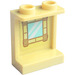 LEGO Paneel 1 x 2 x 2 met Bamboo Venster Sticker met zijsteunen, holle noppen (6268)