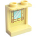 LEGO Panel 1 x 2 x 2 mit Bamboo Fenster Aufkleber mit Seitenstützen, Hohlbolzen (6268)