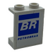 LEGO Panel 1 x 2 x 2 with &#039;BR&#039; and &#039;PETROBRAS&#039; Right Side Sticker without Side Supports, Hollow Studs (4864)