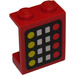 LEGO Panel 1 x 2 x 2 mit Circles und Squares Aufkleber ohne seitliche Stützen, solide Bolzen (4864)