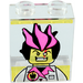 LEGO Paneel 1 x 2 x 2 met Dr. Inferno zonder zijsteunen, holle noppen (4864 / 63711)