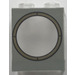 LEGO Panel 1 x 2 x 2 with Grey Circular Porthole without Side Supports, Hollow Studs (4864 / 43803)