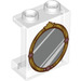 LEGO Paneel 1 x 2 x 2 met Mirror met zijsteunen, holle noppen (6268 / 60996)