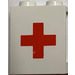 LEGO Panel 1 x 2 x 2 with Red Cross without Side Supports, Solid Studs (4864)