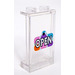 LEGO Paneel 1 x 2 x 3 met &#039;OPEN&#039; Sticker met zijsteunen - holle noppen (35340)