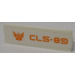 LEGO Panel 1 x 4 with Rounded Corners with &#039;CLS-89&#039; and Galaxy Squad Logo (Right) Sticker (15207)