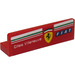 LEGO Panel 1 x 4 with Rounded Corners with &#039;Gilles Villeneuve&#039;, &#039;FIAT&#039; and Ferrari Logo (Left) Sticker (15207)