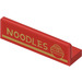 LEGO Panel 1 x 4 with Rounded Corners with &#039;NOODLES&#039; Sticker (5720)