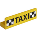 LEGO Panel 1 x 4 with Rounded Corners with &quot;TAXI&quot; and Black-White Checkered Sticker (15207)