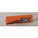 LEGO Panel 1 x 4 with Rounded Corners with Xtreme Logo (Right) Sticker (15207)
