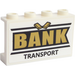 LEGO Panel 1 x 4 x 2 med &#039;BANK TRANSPORT&#039; og Gold Bars Klistremerke (14718)