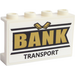 LEGO Panneau 1 x 4 x 2 avec &#039;BANK TRANSPORT&#039; et Gold Bars Autocollant (14718)