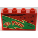 LEGO Panel 1 x 4 x 2 with El Fuego on green Arrow right Sticker (14718)