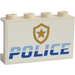 LEGO Panneau 1 x 4 x 2 avec &#039;Police&#039; et Badge Autocollant (14718)