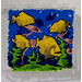 LEGO Panel 1 x 4 x 3 (Undetermined) with Fish in Aquarium Sticker (Undetermined Top Studs) (4215)