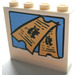 LEGO Panneau 1 x 4 x 3 avec Bus Tickets Autocollant sans supports latéraux, tenons creux (4215)