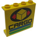 LEGO Pannello 1 x 4 x 3 con &quot;CARGO&quot; senza supporti laterali, bottoncini cavi (4215)