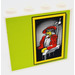 LEGO Pannello 1 x 4 x 3 con Cavalier Picture su Verde Background Adesivo senza supporti laterali, bottoncini cavi (4215)