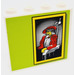 LEGO Panel 1 x 4 x 3 with Cavalier Picture on Green Background Sticker without Side Supports, Hollow Studs (4215)