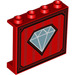 LEGO Panneau 1 x 4 x 3 avec diamant avec supports latéraux, tenons creux (35323 / 45986)