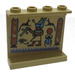 LEGO Panel 1 x 4 x 3 with Egyptian Symbols Sticker without Side Supports, Hollow Studs (4215)