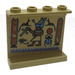 LEGO Paneel 1 x 4 x 3 met Egyptische Symbols Sticker zonder zijsteunen, holle noppen (4215)