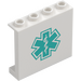 LEGO Panel 1 x 4 x 3 with EMT Star of Life with Side Supports, Hollow Studs (35323 / 105296)