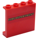 LEGO Paneel 1 x 4 x 3 met &#039;Brand Department&#039; Sticker met zijsteunen, holle noppen (35323)