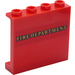 LEGO Panel 1 x 4 x 3 mit &#039;Feuer Department&#039; Aufkleber mit Seitenstützen, Hohlbolzen (35323)