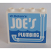 LEGO Panel 1 x 4 x 3 with JOE&#039;S PLUMBING Sticker with Side Supports, Hollow Studs (35323)