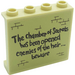 LEGO Paneel 1 x 4 x 3 met &#039;The chamber van Secrets has been opened enemies van the heir... beware&#039; Sticker met zijsteunen, holle noppen (35323)