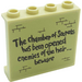 LEGO Panel 1 x 4 x 3 with &#039;The chamber of Secrets has been opened enemies of the heir... beware&#039; Sticker with Side Supports, Hollow Studs (35323)