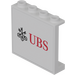 LEGO Panel 1 x 4 x 3 with &#039;UBS&#039; Sticker with Side Supports, Hollow Studs (60581)