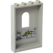 LEGO Panel 1 x 4 x 5 with Window with Brick Wall Pattern and Holes with Eyes Sticker (60808)