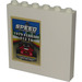 LEGO Panneau 1 x 6 x 5 avec &#039;1979 Ferrari 312 T4&#039; Poster Autocollant (59349)
