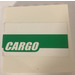 LEGO Panel 1 x 6 x 5 with &#039;CARGO&#039;, Green Stripe Sticker (59349)