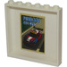 LEGO Panneau 1 x 6 x 5 avec &#039;Ferrari 488 GTE&#039; Poster Autocollant (59349)