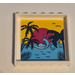 LEGO Panel 1 x 6 x 5 with Waves, Palm Trees and Sunset Sticker (59349)