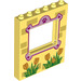 LEGO Panel 1 x 6 x 6 with Window Cutout with Puple frame (15627 / 26238)