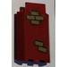 LEGO Paneel 3 x 3 x 6 Hoek Muur met Bricks (Top en Onderzijde Rechtsaf) Sticker zonder inkepingen aan de onderzijde (87421)