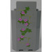 LEGO Panel 3 x 3 x 6 Corner Wall with Ivy Trunks with 8 Magenta Flowers (Right) Sticker without Bottom Indentations (87421)
