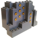 LEGO Panel 4 x 10 x 6 Roca Rectangular con Gate Launchers Pegatina (6082)