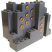 LEGO Paneel 4 x 10 x 6 Steen Rectangular met Gate Launchers Sticker (6082)