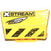 LEGO Panel 4 x 6 Side Flaring Intake with Three Holes with &#039;XSTREAM, &#039;CELLFISH&#039; and Black and Yellow Danger Stripes (Model Right) Sticker (61069)