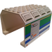 LEGO Paneel 6 x 8 x 4 Fuselage met Green Stripe en Doors (42604)