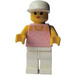 LEGO Paradisa Female with Pink Top, White Legs and White Hat Minifigure
